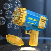 Thewooshop - LED Bubble Bazooka - Original - bubble gun - bellenblaas machine - bellenblaas geweer - 1000 bubbles met LED lights - BLauw