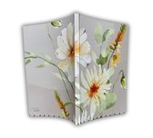 LEAFSS - Notitieboek journal dagboek - A5 - gelijnd - bloemen kleurrijk - softcover