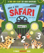 Drive & Seek - Magic Headlight Books- Drive & Seek Safari - A Magic Find & Count Adventure