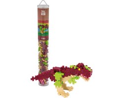 Plus-Plus Tube T-Rex Dinosaurus 100 delige bouwset - 4200 - Bouwspeelgoed - Constructiespeelgoed - Set met bouwstenen - Vanaf 5 jaar
