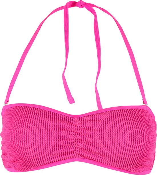 BECO crinkle bikini topje - B-cup - roze - maat 40