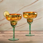 6 Verres à Cocktails 420ml Glasmark - Verre épais Brillant - Pour Milkshakes, Smoothies Ou Boissons Fun