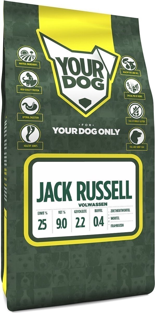 Yourdog Yourdog Jack russell Rasspecifiek Adult Hondenvoer 6kg | Hondenbrokken