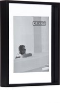 XLBoom Floating Box Fotolijst - In Hout - Zwart - Fotoformaat 28x35.5cm