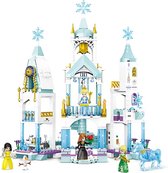 Prinses Party Kasteel - Compatibel met LEGO bouwstenen - Sneeuwkasteel - Frozen - Magie - Sprookje - ijskasteel - Elsa & Anna - Olaf - Speelgoed - Cadeau - Disney