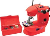 Naaimachine Kinderen - Kindernaaimachine Inclusief Schaar en Garenspoelen - Mini Naaimachine– Handnaaimachine - kindernaaimachine - Rood