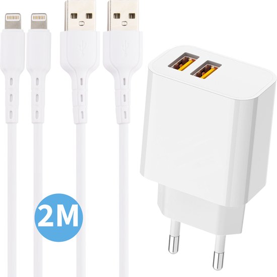 Chargeur Rapide 30W USB-C + Câble Nylon 3m - Compatible IPhone 16/15, Samsung, IPad - Prise Secteur - 6