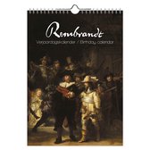 Rembrandt verjaardagskalender A4