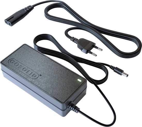 GO SOLID! ® Oplader geschikt voor InMotion L8 / L8F, P1 / P1F, P2 / P2F Elektrische step - 42V 2A