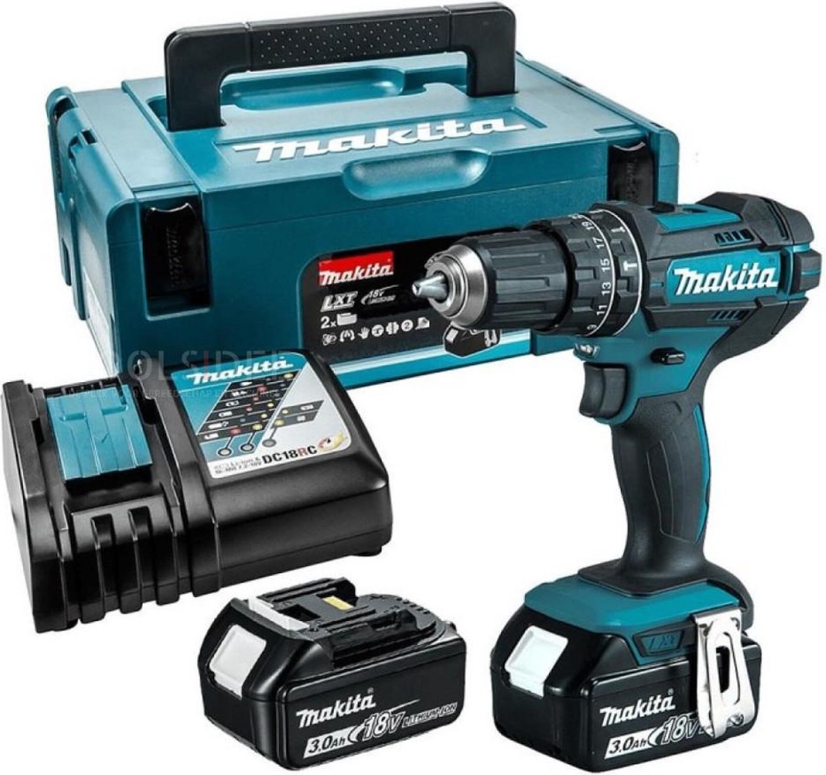 Makita DHP482RFJ - 18V Klopboor/Schroefmachine thumbnail 2