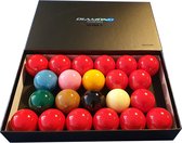 Diamond Ultra-C 57,2mm Phenolic Snooker Balls - Set Professionele Fenolhars Snookerballen 57,2mm - officiële maat voor pooltafels