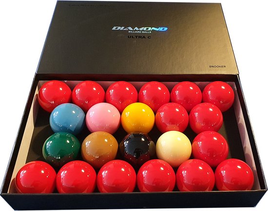 Diamond Ultra-C 57,2mm Phenolic Snooker Balls - Set Professionele Fenolhars Snookerballen 57,2mm