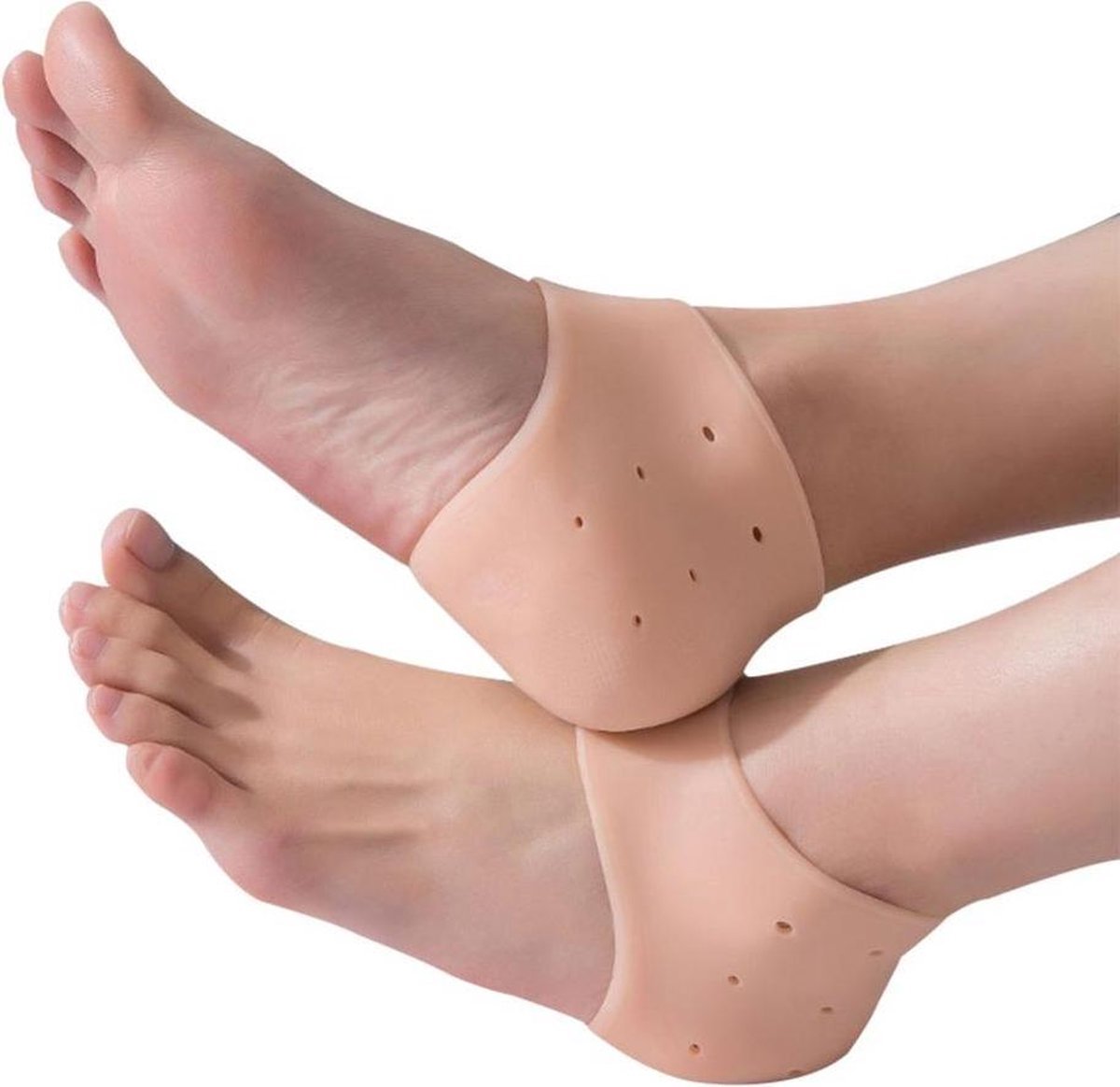 Hypify® | Hielsokken | Hielbeschermers | Beige | Gelsokken | Zooltjes | Hielkussens | Siliconen