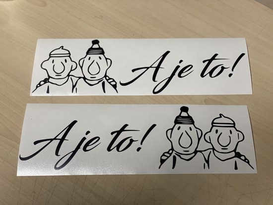 aje too autosticker trekker sticker bootsticker klussen vrachtwagen ...