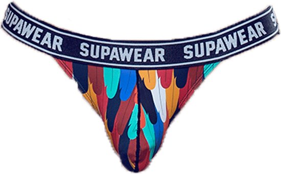 Supawear POW Thong Rooster - MAAT M - Heren Ondergoed - String voor Man - Mannen String
