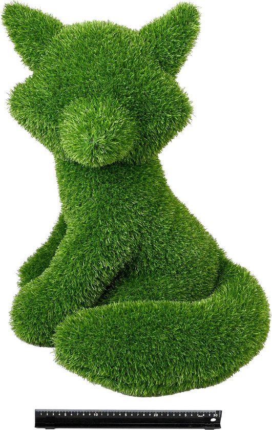 Teddys Rothenburg Knuffeldier vos, zittend roodbruin/wit, 27 cm, pluche