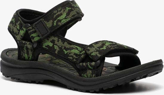 Scapino jongens sandalen met camouflageprint - Zwart - Maat 32