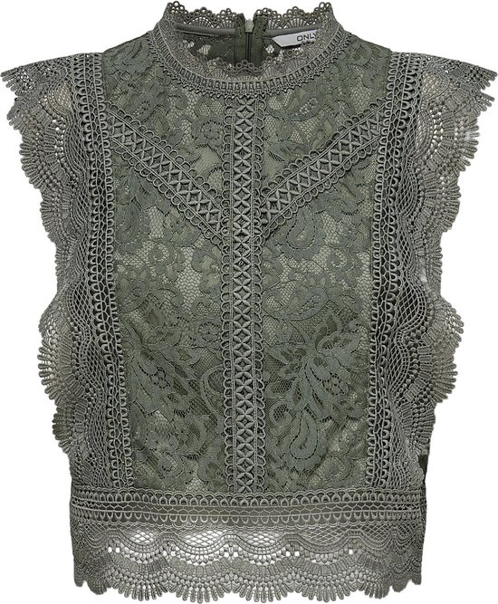 ONLY ONLKARO S/L LACE TOP NOOS WVN Ladies Top - Taille XS