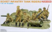 1:35 Dragon 6197 Soviet Infantry Tank Riders Plastic Modelbouwpakket