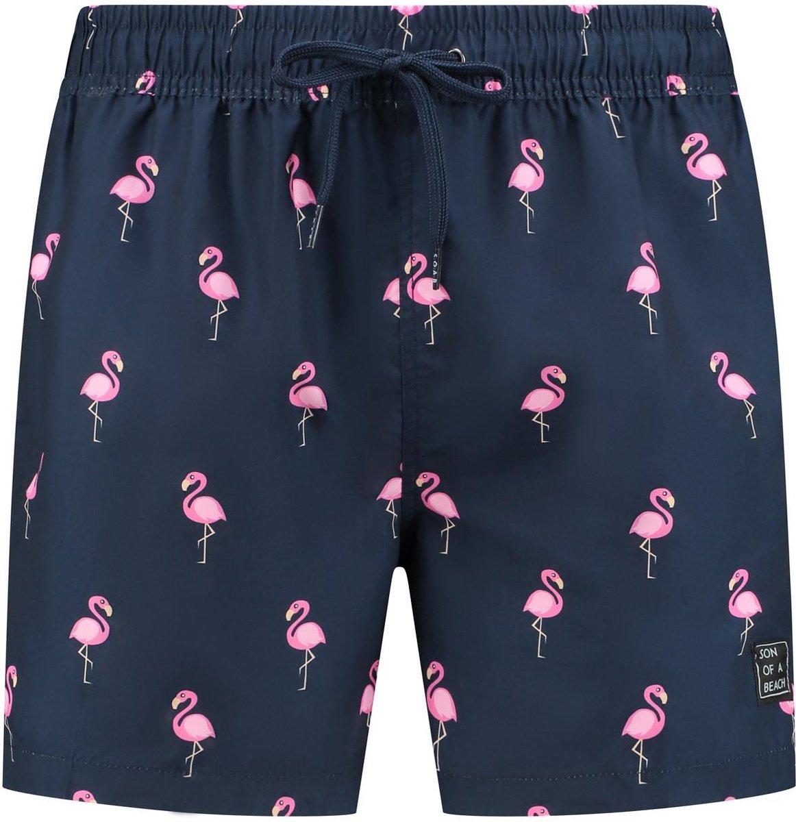 Son of a Beach - Flamingo Blue Heren Zwembroek - maat S - Blauw