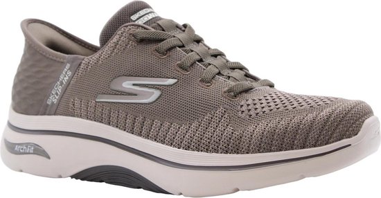 Skechers - SLIP-INS GO WALK ARCH FIT 2.0 - GRAND SELECT - Taupe - 45