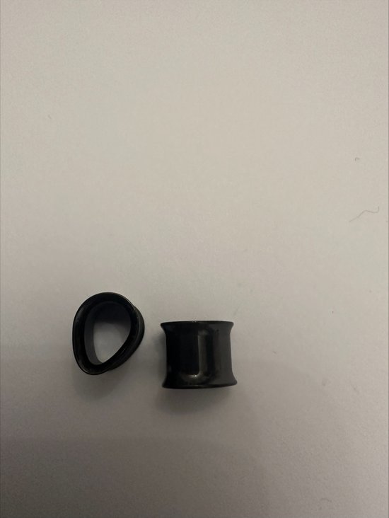 Flesh-Tunnel 4 mm - 25 mm CHIRURGENSTAAL 316L ROESTAL tunnel-piercing