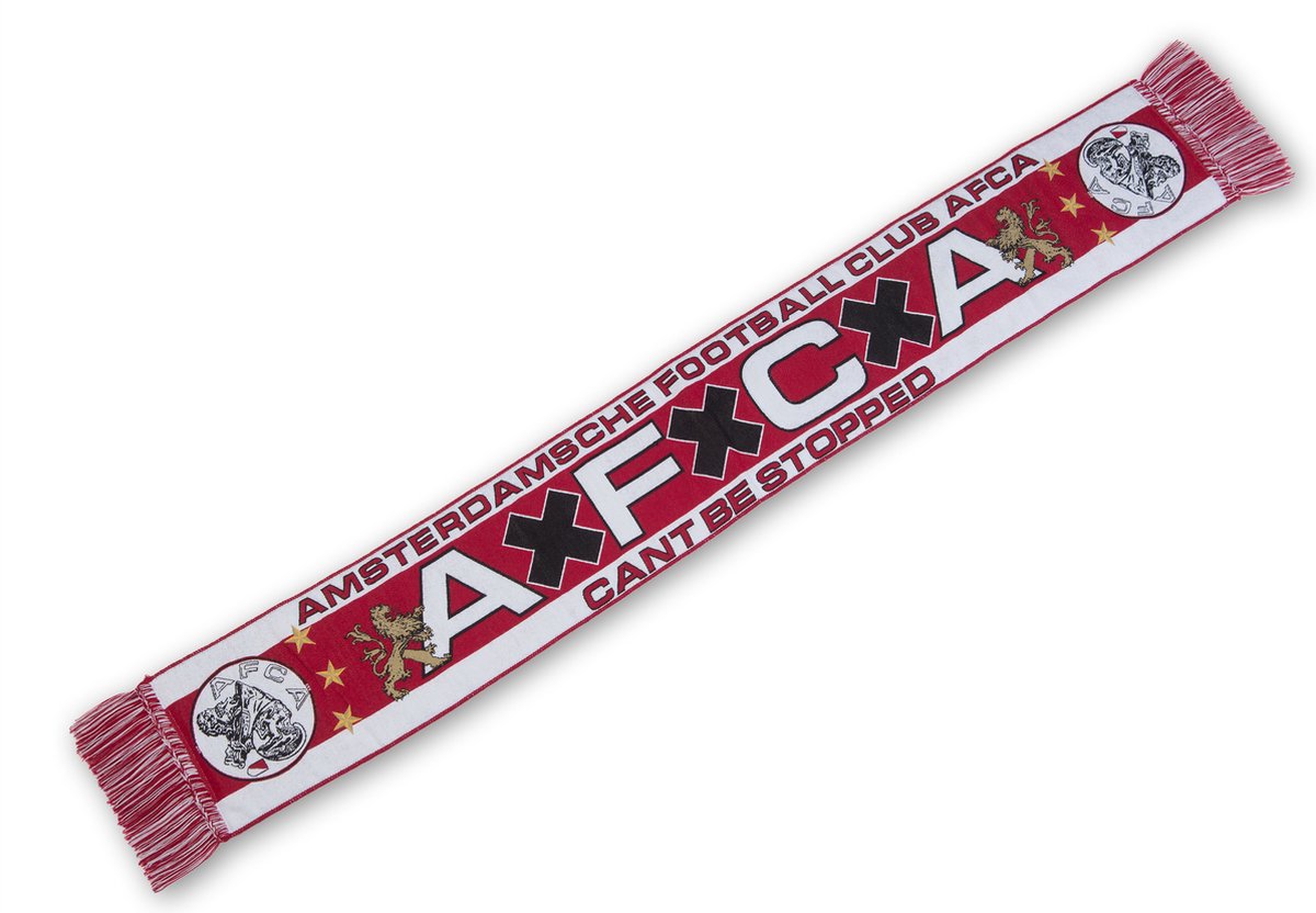 Sjaal AFC HD Dubbelzijdig Rood / Wit - Ajax - Amsterdam - Fanwear - voetbal