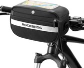 ROCKBROS Fietsstuurtas Multifunctionele Stuurtas PVC Touchscreen Gsm-houder Opbergtas met Schouderband 4,5L