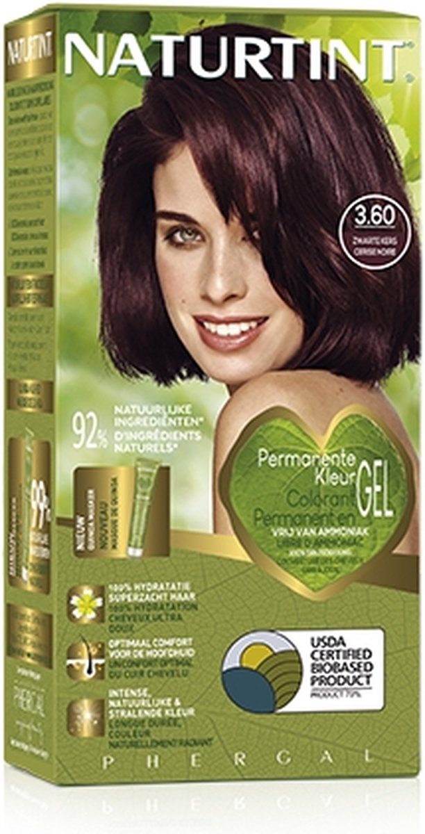 Naturtint Haarkleuring 3.60 Zwarte Kers 165ML