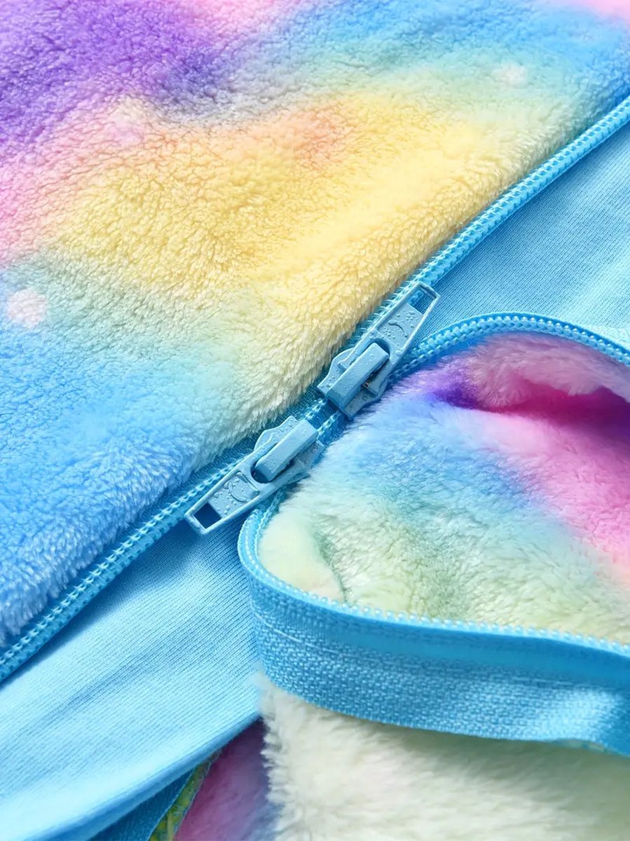 Mastersøn Eenhoorn Onesie Kinderen - Meisjes Unicorn - Maat 122/128 Pyjama — afbeelding 3