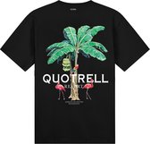 Quotrell - RESORT T-SHIRT - BLACK/WHITE - XS