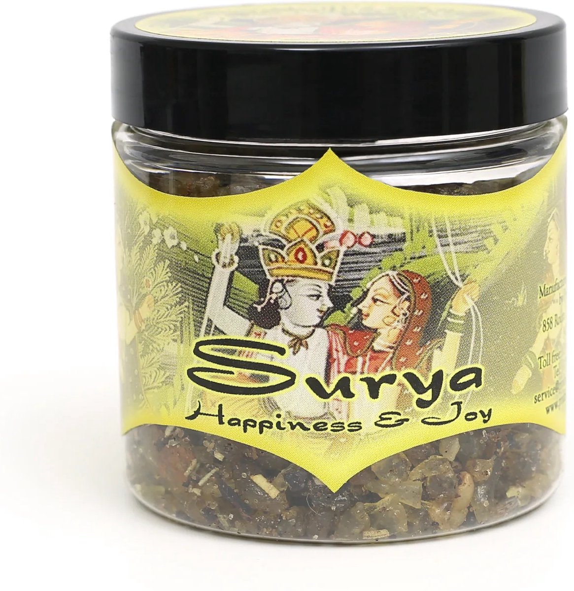 Prabhuji's Gifts Wierookhars 'Intension', Surya: Happiness & Joy, Prabhuji's Gifts, 68 gram Geel