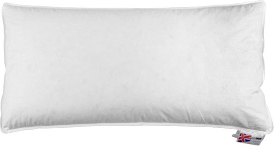 Homescapes - Hoofdkussen 40x80 cm - 100% eendenveren