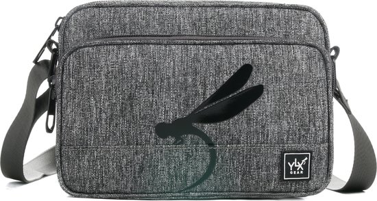 YLX Adair Crossbody Bag | Dark Grey | Heren | Dames | Unisex | Eco-vriendelijk
