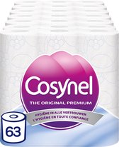 Cosynel Blauw Toiletpapier - 3 Lagen - 63 Rollen