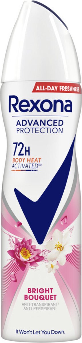 Goedkoopste Rexona Deodorant Spray Advanced Protection Bright Bouquet 150 ml