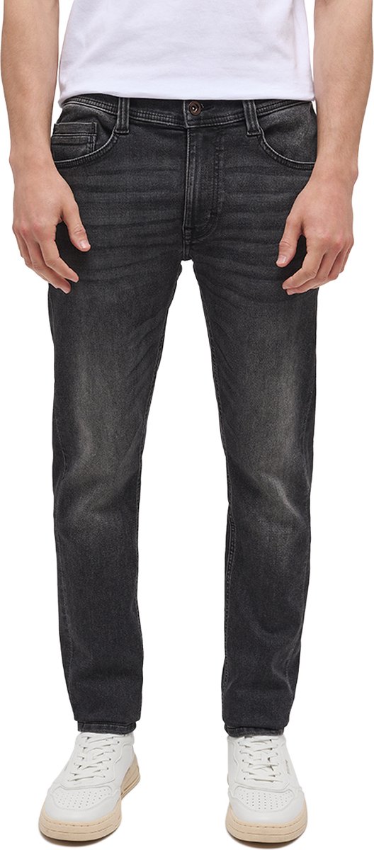 Mustang Heren Jeans Broeken OREGON SLIM K slim Fit Zwart 28W / 30L Volwassenen