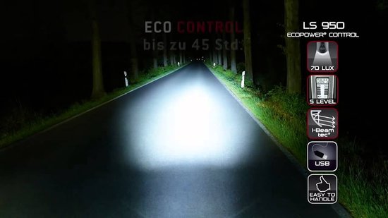 TRELOCK USB-voorlicht LS 950 CONTROL ION 70 LUX — afbeelding 3