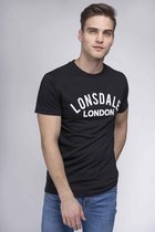 Lonsdale T-Shirt Bradfield T-Shirt normale Passform Black-XL