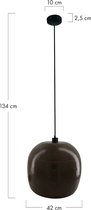 DKNC - Hanglamp Palermo - Metaal - 42x42x34cm - Koper