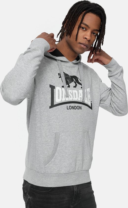 Lonsdale Heren sweatshirt met capuchon regular fit ULLAPOOL