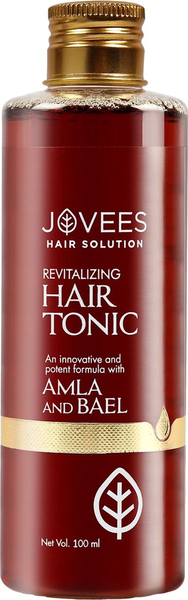 Bol.com Jovees Herbal Revitalizing Amla & Bael Hair Tonic 100 ml – Kruiden Haartonic voor Haarverzorging – Versterkt Haarwortels... aanbieding