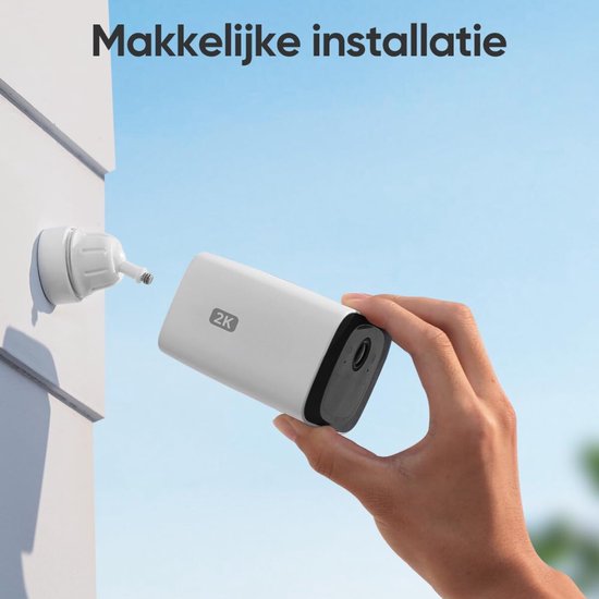 Foto: Buitencamera veiligheid in 2k draadloze buitencamera zonder maandelijkse kosten 2 4ghz wifi compatibel met homebase 3 voor ultieme bewaking en gemoedsrust 