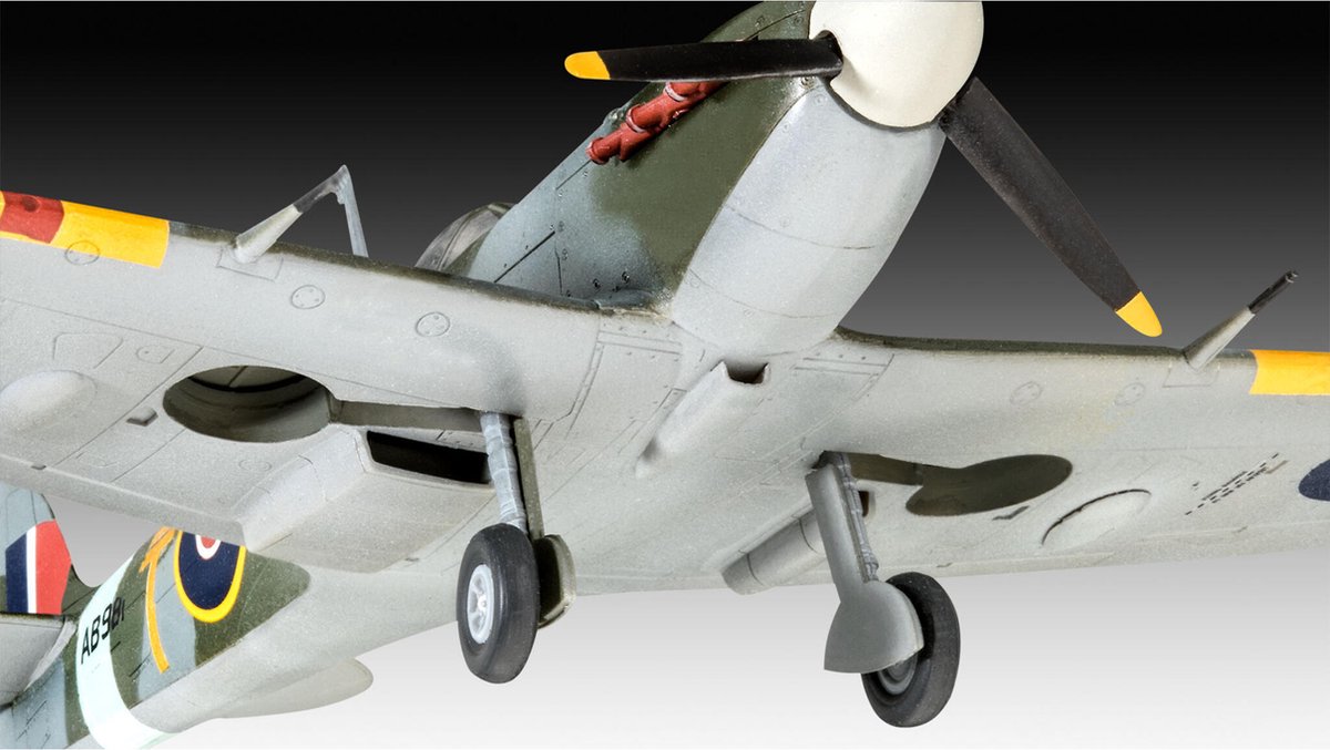 Revell Modelbouwpakket Vliegtuigen - 03710 Messerschmitt Bf109G-10 + Spitfire Mk.V - Combat Set Plastic - 1:72 - Modelbouw — afbeelding 2