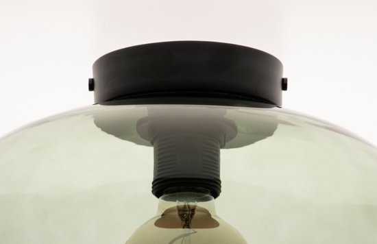Lumidora Plafondlamp - E27 - Zwart - Metaal - ⌀ 30