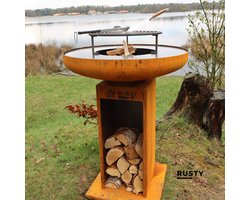 RustyGrill - 80cm inclusief grillrooster