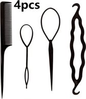 Haarstylinggereedschap / Haarvlechter / Kam / Haarknotmaker / Haarstyling