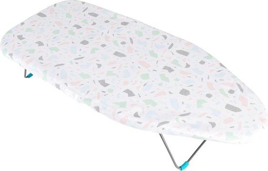 Brabantia Strijkplank C met Stoomunithouder - 124 x 45 cm - Spring Bubbles