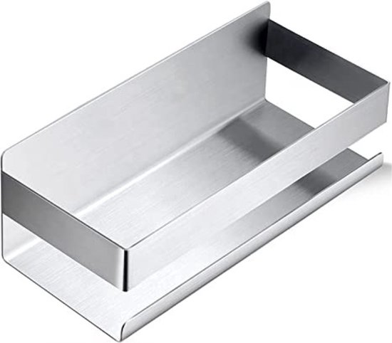 Doucherek Zonder Boren Met Handdoekstang Doucherekjes RVS 40cm Doucherek Zonder Boren Met Handdoekstang Doucherekjes RVS 40cm