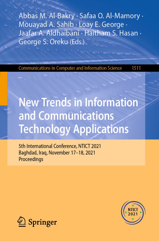 Communications in Computer and Information Science1511- New  ... - cover